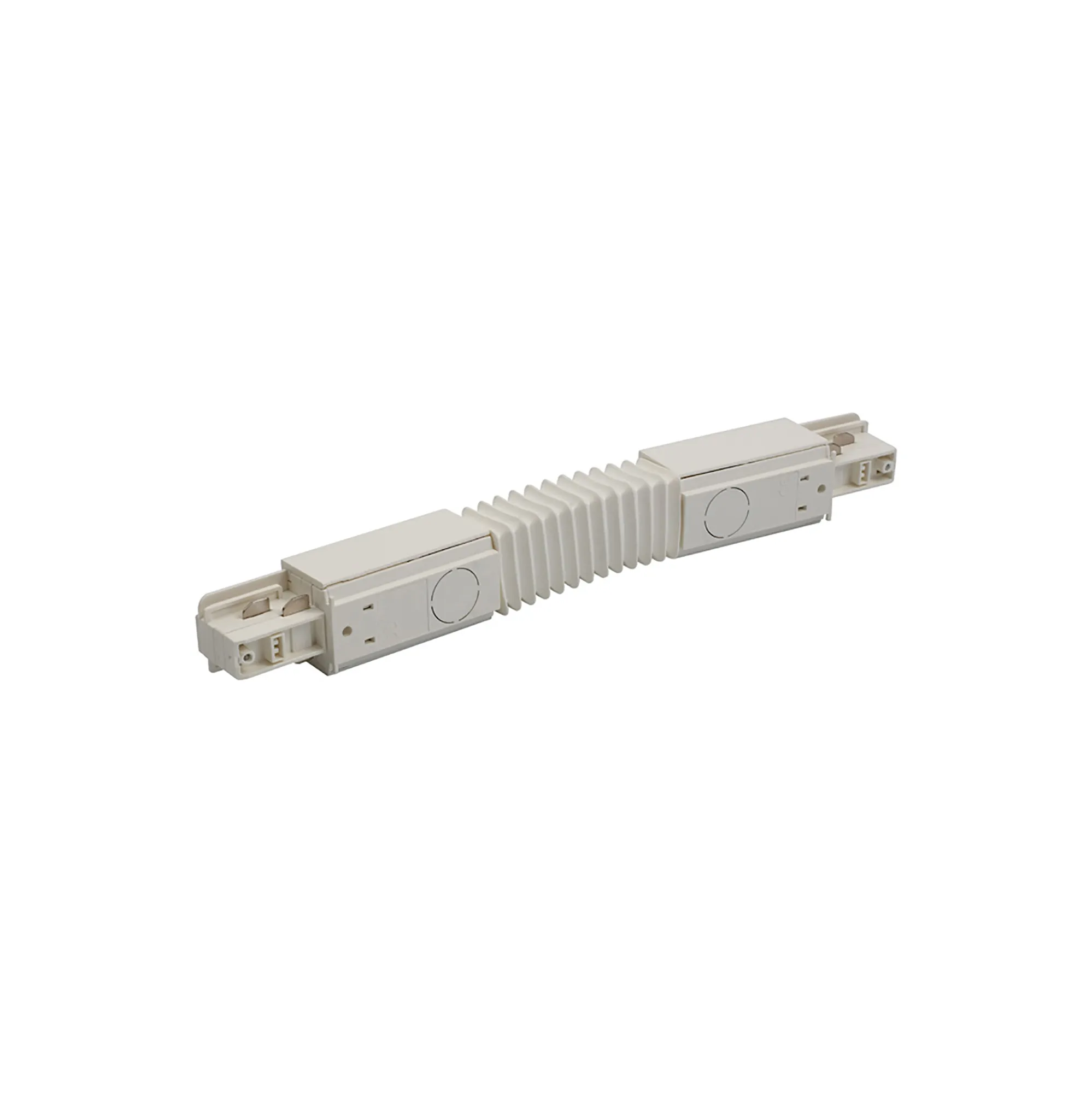 Flexible Coupler With Feeding Option 3 Circuit Surface Mounted Track With Data Bus 555 2 1211 1  Eutrac 3 Circuit Surface/DB-White